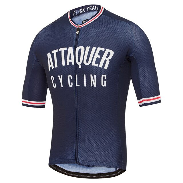 Colorful Cycling Jersey - Breathable Quick-Dry Short Sleeve Bike Shirt for Men