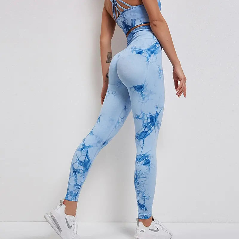 Tie Dye Fitness Leggings - Comfortable & Stylish Workout Wear