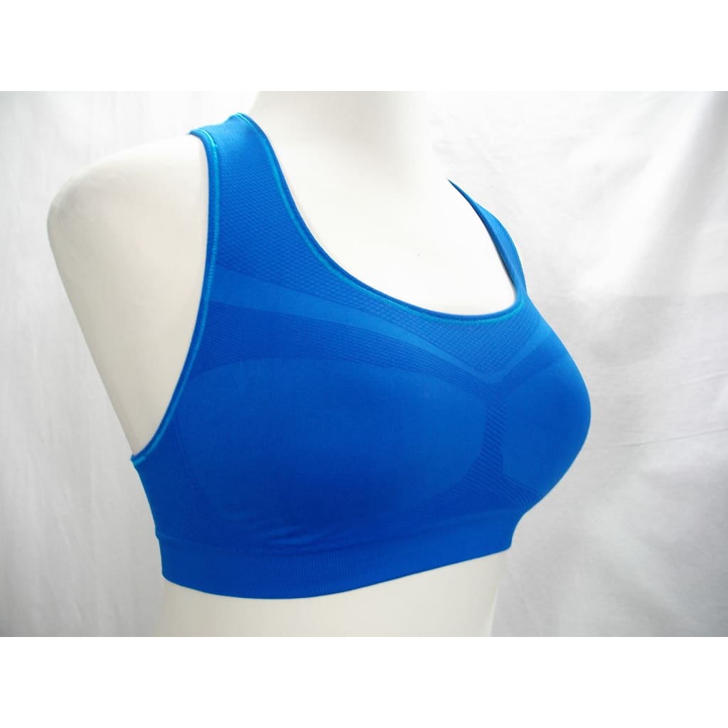 Champion 2900 Freedom Seamless Wire Free Sports Bra - Medium Bozzetto Blue NWT