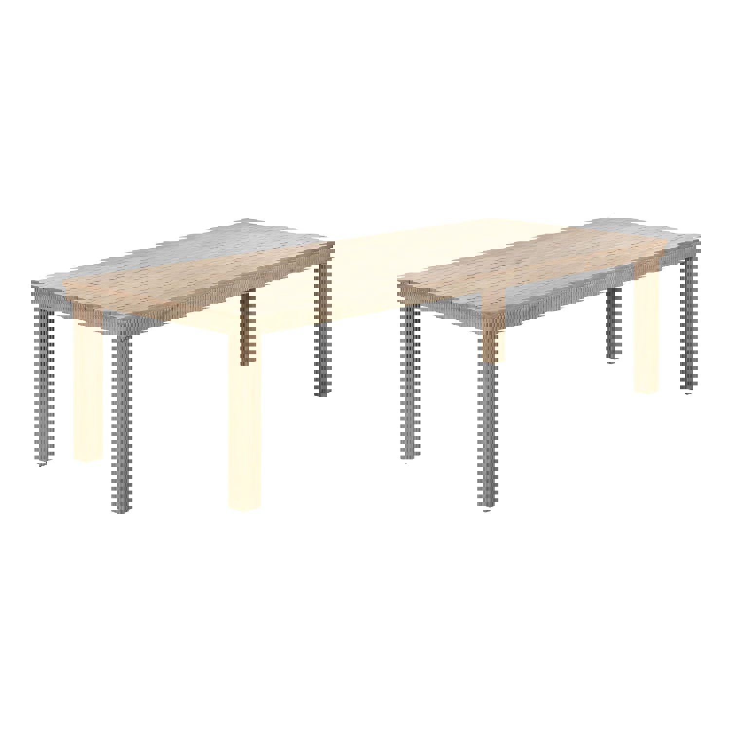 Cassie - Outdoor Rectangular Dining Table - Natural